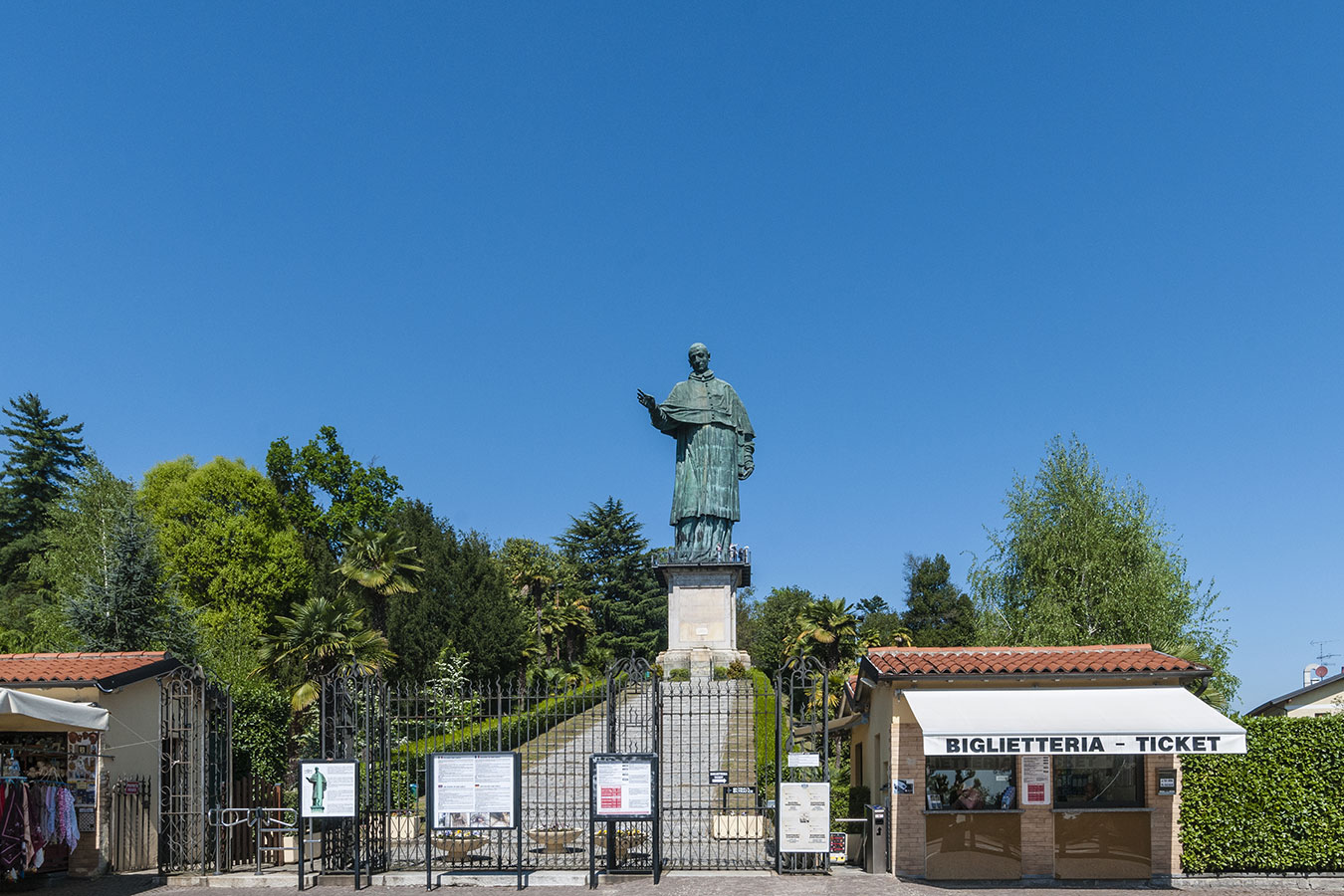 Statua di San Carlo, biglietteria